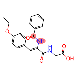 {[2-(benzoylamino)-3-(4-ethoxyphenyl)acryloyl]amino}acetic acid