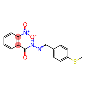 N'-[4-(methylsulfanyl)benzylidene]-2-nitrobenzohydrazide