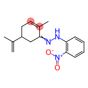 1-(5-isopropenyl-2-methyl-2-cyclohexen-1-ylidene)-2-(2-nitrophenyl)hydrazine
