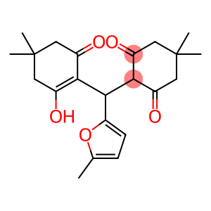 2-[(2-hydroxy-4,4-dimethyl-6-oxocyclohex-1-en-1-yl)(5-methylfuran-2-yl)methyl]-5,5-dimethylcyclohexane-1,3-dione