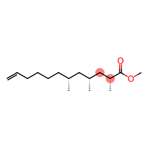 11-Dodecenoic acid, 2,4,6-trimethyl-, methyl ester, (2R,4R,6R)-