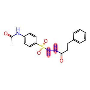 N-(4-{[2-(3-phenylpropanoyl)hydrazino]sulfonyl}phenyl)acetamide