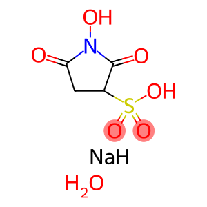 1-Hydroxy-2,5-dioxo-3-pyrrolidinesulfonic  acid  hydrate  monosodium  salt