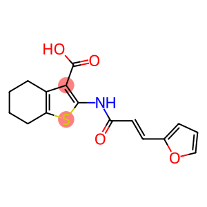 2-{[3-(2-furyl)acryloyl]amino}-4,5,6,7-tetrahydro-1-benzothiophene-3-carboxylic acid