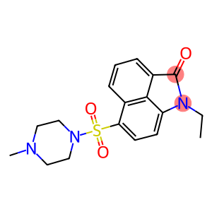 1-ethyl-6-[(4-methyl-1-piperazinyl)sulfonyl]benzo[cd]indol-2(1H)-one