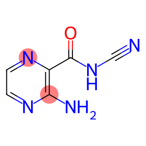 2-Pyrazinecarboxamide, 3-amino-N-cyano-