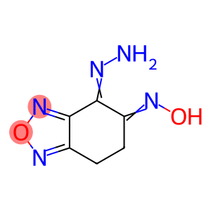 2,1,3-Benzoxadiazole-4,5-dione,6,7-dihydro-,4-hydrazone,5-oxime(9CI)
