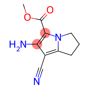 1H-Pyrrolizine-5-carboxylicacid,6-amino-7-cyano-2,3-dihydro-,methylester(9CI)