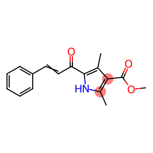 1H-Pyrrole-3-carboxylicacid,2,4-dimethyl-5-(1-oxo-3-phenyl-2-propenyl)-,methylester(9CI)