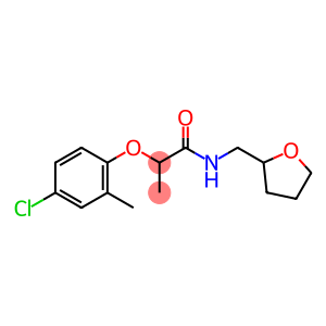 2-(4-chloro-2-methylphenoxy)-N-(tetrahydro-2-furanylmethyl)propanamide