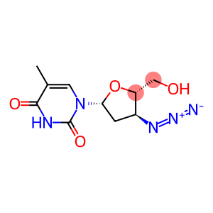 1-[4-azido-5-(hydroxymethyl)tetrahydrofuran-2-yl]-5-methyl-pyrimidine-2,4-dione