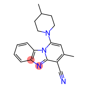 3-methyl-1-(4-methylpiperidin-1-yl)benzo[4,5]imidazo[1,2-a]pyridine-4-carbonitrile
