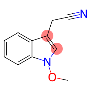 1H-Indole-3-acetonitrile, 1-methoxy-