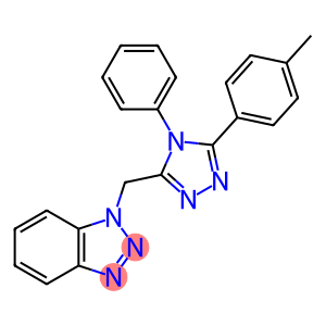 1-{[5-(4-Methylphenyl)-4-phenyl-4H-1,2,4-triazol-3-yl]methyl}-1H-benzotriazole