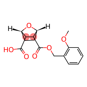 7-Oxabicyclo[2.2.1]heptane-2,3-dicarboxylic acid, mono(o-methoxybenzyl) ester, cis-exo- (8CI)