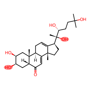 18-Norcholesta-7,12-dien-6-one, 2,3,20,22,25-pentahydroxy-14-methyl-, (2β,3β,5β,14β,22R)-