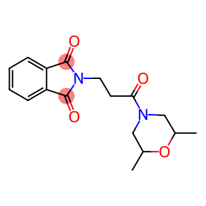 2-[3-(2,6-dimethyl-4-morpholinyl)-3-oxopropyl]-1H-isoindole-1,3(2H)-dione