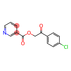 2-(4-chlorophenyl)-2-oxoethyl nicotinate