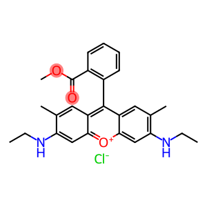 3,6-bis(ethylamino)-9-[2-(methoxycarbonyl)phenyl]-2,7-dimethyl-xanthyliuch