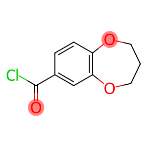 2H-1,5-Benzodioxepin-7-carbonyl chloride, 3,4-dihydro- (9CI)