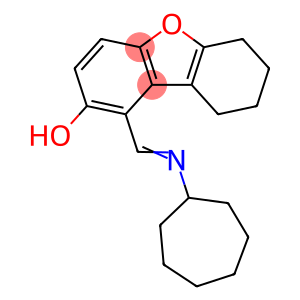 1-[(cycloheptylimino)methyl]-6,7,8,9-tetrahydrodibenzo[b,d]furan-2-ol