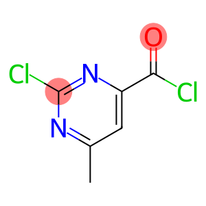 4-Pyrimidinecarbonyl chloride, 2-chloro-6-methyl- (9CI)