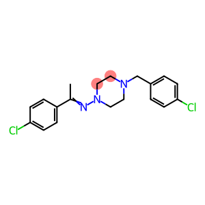 N-[4-(4-chlorobenzyl)-1-piperazinyl]-N-[1-(4-chlorophenyl)ethylidene]amine