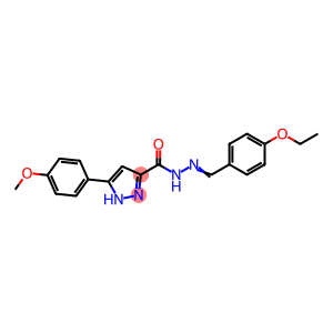 N'-[(E)-(4-ethoxyphenyl)methylidene]-3-(4-methoxyphenyl)-1H-pyrazole-5-carbohydrazide