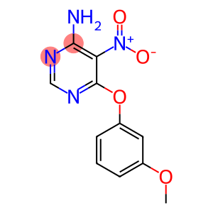 6-(3-methoxyphenoxy)-5-nitropyrimidin-4-amine