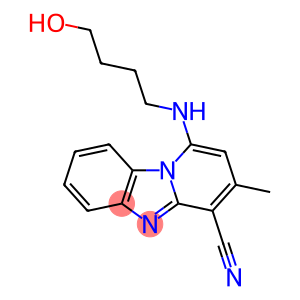 Pyrido[1,2-a]benzimidazole-4-carbonitrile, 1-[(4-hydroxybutyl)amino]-3-methyl-