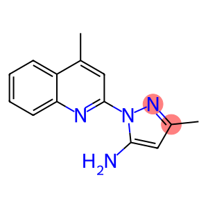 3-甲基-1-(4-甲基-2-喹啉基)-1H-吡唑-5-胺
