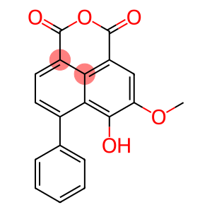 4-Hydroxy-3-methoxy-5-phenyl-1,8-naphthalic anhydride