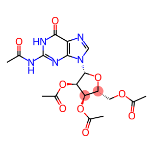 (2R,3R,4R,5R)-2-(2-acetamido-6-oxo-1H-purin-9(6H)-yl)-5-(acetoxymethyl)tetrahydrofuran-3,4-diyl diacetate