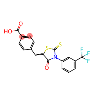 4-[[4-Oxo-2-Thioxo-3-[3-(Trifluoromethyl)Phenyl]Thiazolidin-