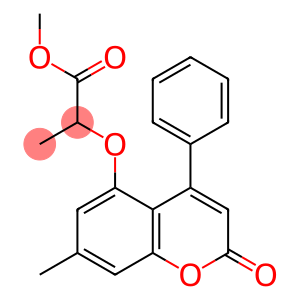 methyl 2-((7-methyl-2-oxo-4-phenyl-2H-chromen-5-yl)oxy)propanoate