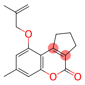 Cyclopenta[c][1]benzopyran-4(1H)-one, 2,3-dihydro-7-methyl-9-[(2-methyl-2-propen-1-yl)oxy]-
