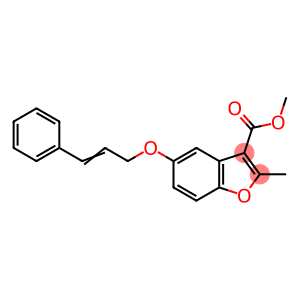 methyl 5-(cinnamyloxy)-2-methylbenzofuran-3-carboxylate