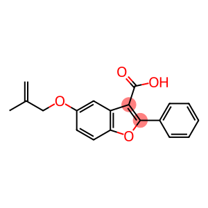 3-Benzofurancarboxylic acid, 5-[(2-methyl-2-propen-1-yl)oxy]-2-phenyl-