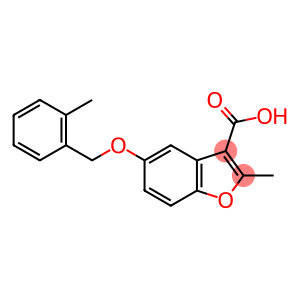 2-methyl-5-((2-methylbenzyl)oxy)benzofuran-3-carboxylic acid