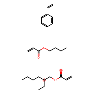 2-丙烯酸丁酯与乙烯苯和2-丙烯酸-2-乙基己酯的聚合物