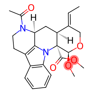 (7aS,9E)-9-Ethylidene-5,6,7,7aα,8,8aα,9,10-octahydro-7-acetyl-12β-methoxyindolo[3,2,1-ij]pyrano[3,4-b][1,5]naphthyridine-12aα(12H)-carboxylic acid methyl ester