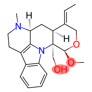(7aS,9E)-9-Ethylidene-5,6,7,7aα,8,8aα,9,10-octahydro-12β-methoxy-7-methylindolo[3,2,1-ij]pyrano[3,4-b][1,5]naphthyridine-12aα(12H)-methanol