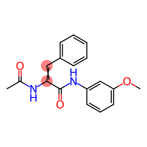 (2Z)-2-(acetylamino)-N-(3-methoxyphenyl)-3-phenylprop-2-enamide