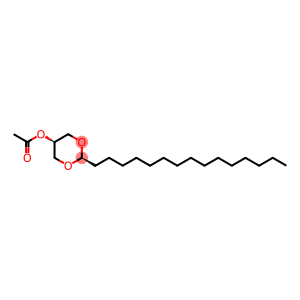 Acetic acid (2α,5α)-2-pentadecyl-1,3-dioxan-5-yl ester