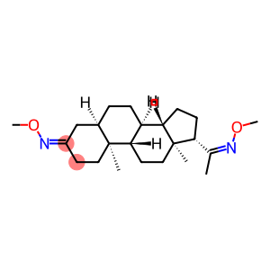 5β-Pregnane-3,20-dione bis(O-methyl oxime)
