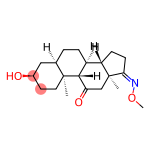 3α-Hydroxy-17-(methoxyimino)-5β-androstan-11-one
