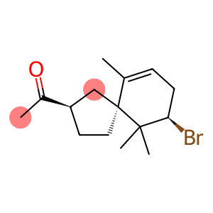 1-[(2R,5S,9R)-9-Bromo-6,10,10-trimethylspiro[4.5]dec-6-en-2-yl]ethanone