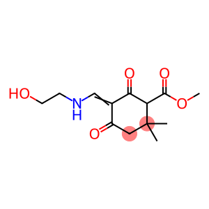 methyl 5-{[(2-hydroxyethyl)amino]methylene}-2,2-dimethyl-4,6-dioxocyclohexanecarboxylate