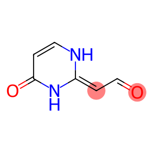 Acetaldehyde, 2-(3,4-dihydro-4-oxo-2(1H)-pyrimidinylidene)-, (2E)-