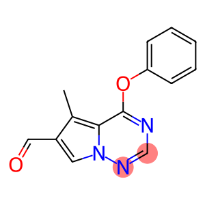Pyrrolo[2,1-f][1,2,4]triazine-6-carboxaldehyde, 5-methyl-4-phenoxy-